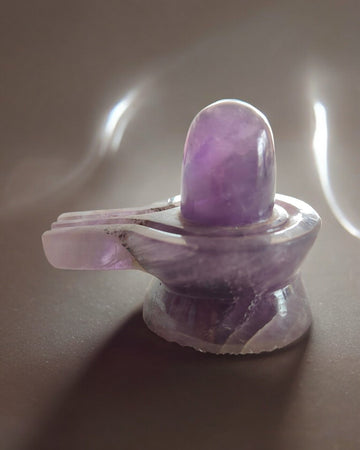 Amethyst Stone Shivling