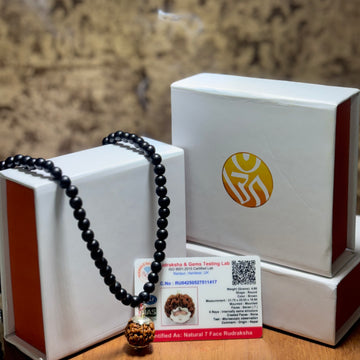 7 Mukhi Nepali Rudraksha & Karungali Mala