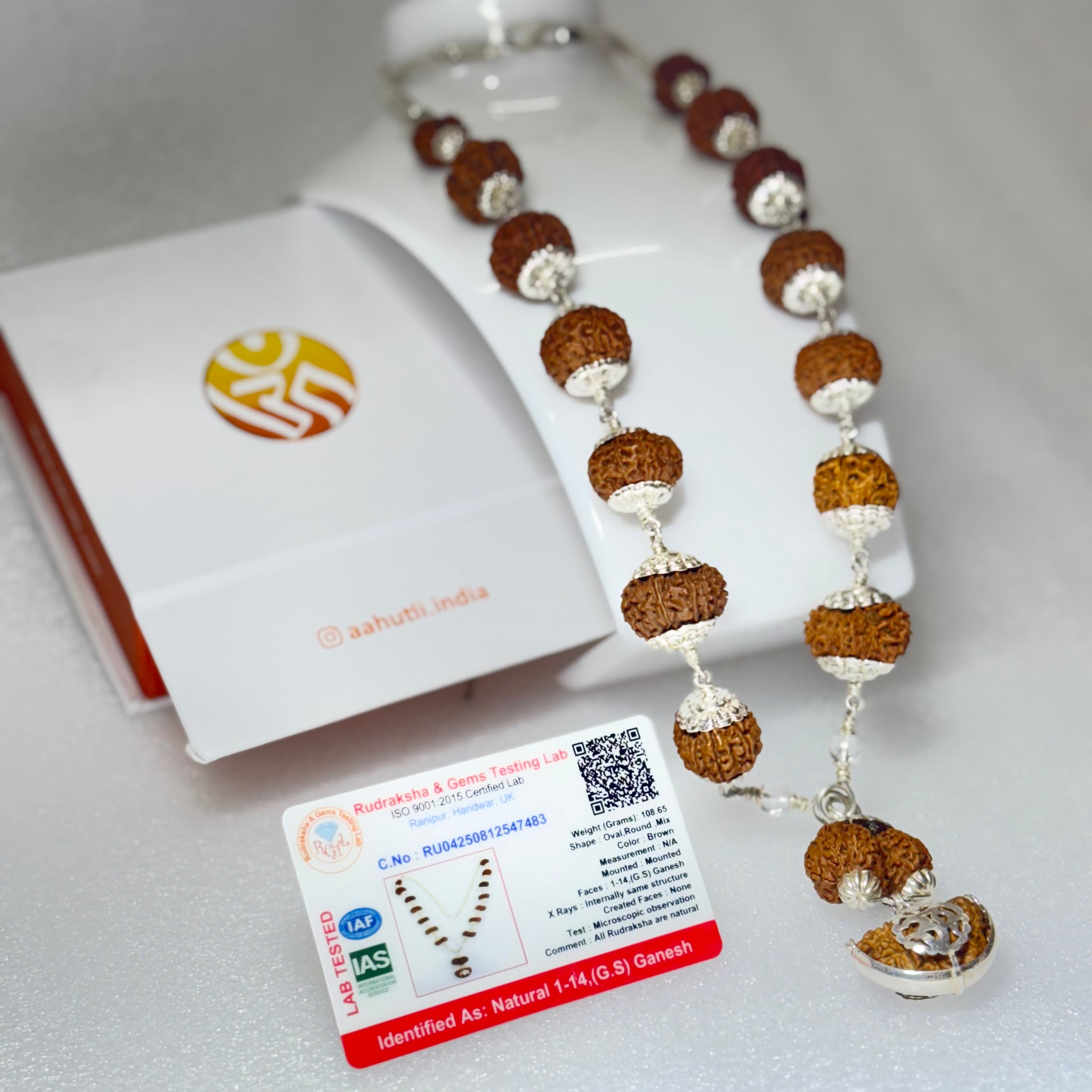 Indonesian Sidha Mala with Silver