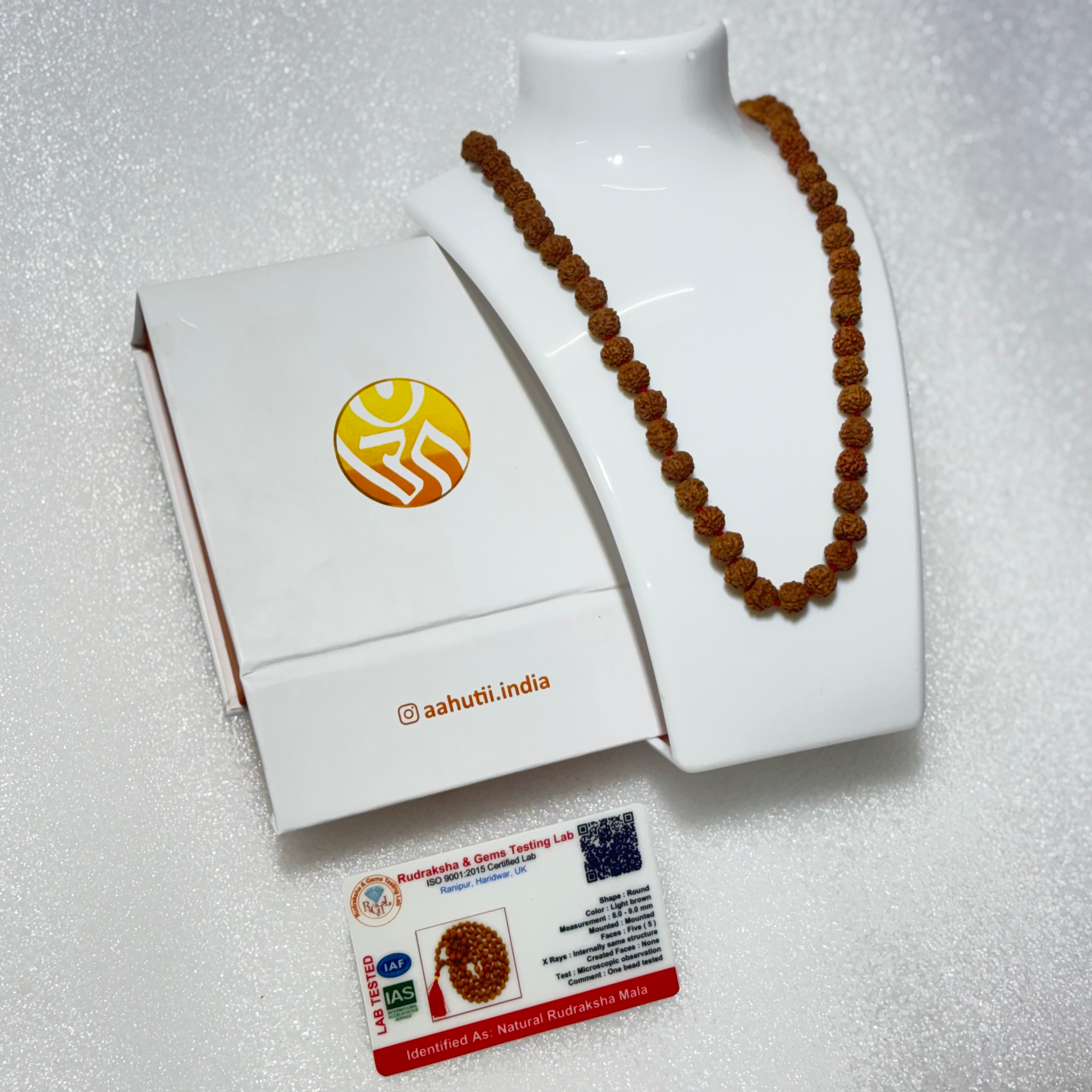 5 Mukhi RUDRAKSHA MALA