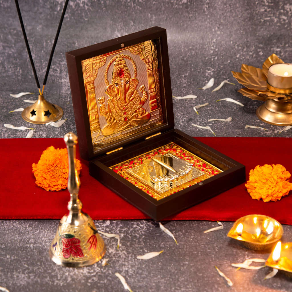 Ganesh Charan Paduka Pooja Box