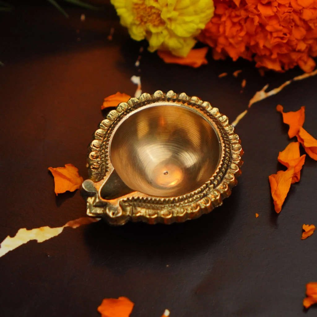 Pure Brass Diya for Daily Puja